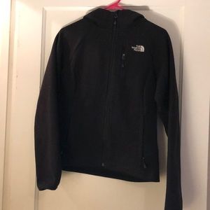 Black Northface Jacket with Hood Size S